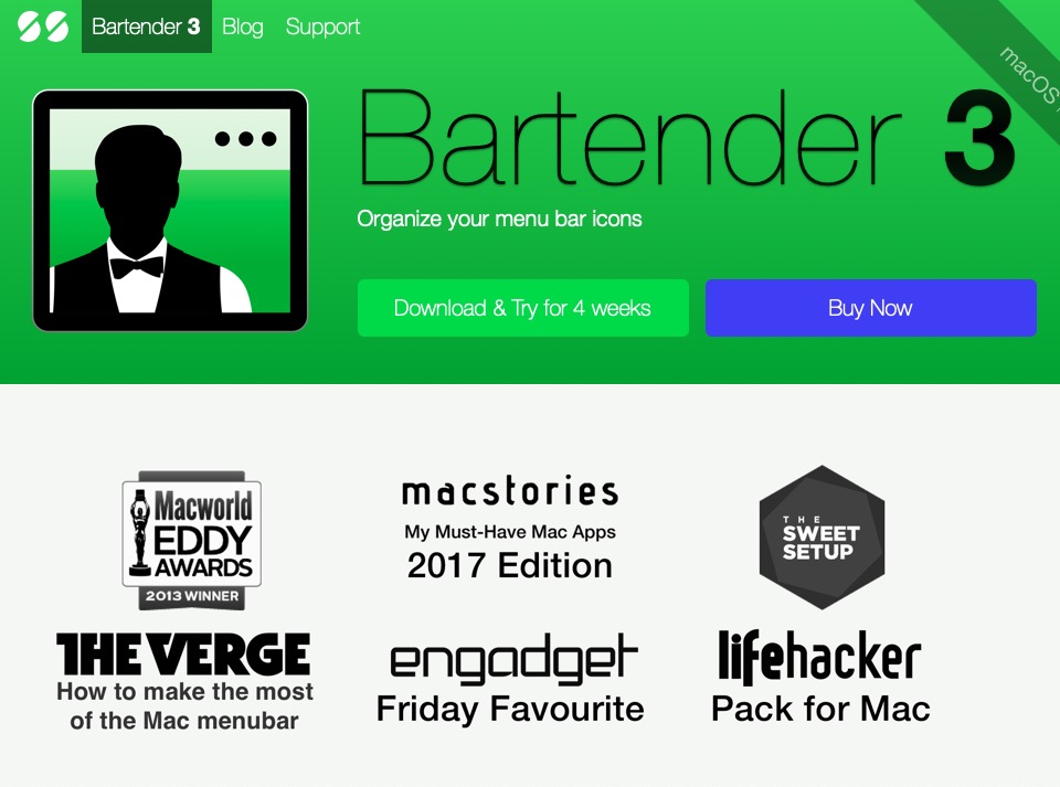 download the new for mac Bartender 5