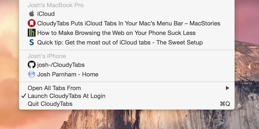 Cloudytabs