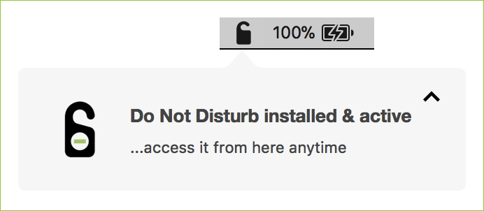 Do Not Disturb | MacMenuBar.com