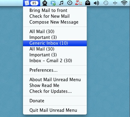 Mailunreadmenu