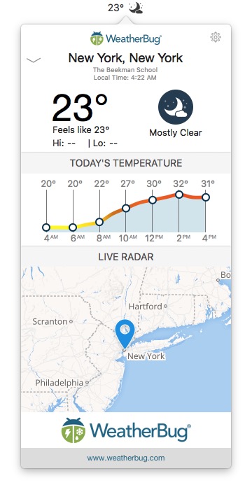 weatherbug for mac download