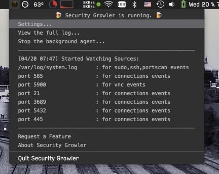 Security growler