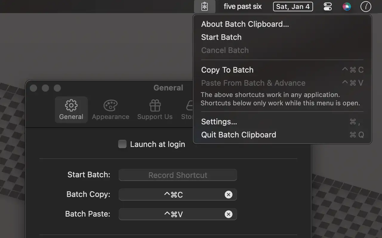 Batch Clipboard