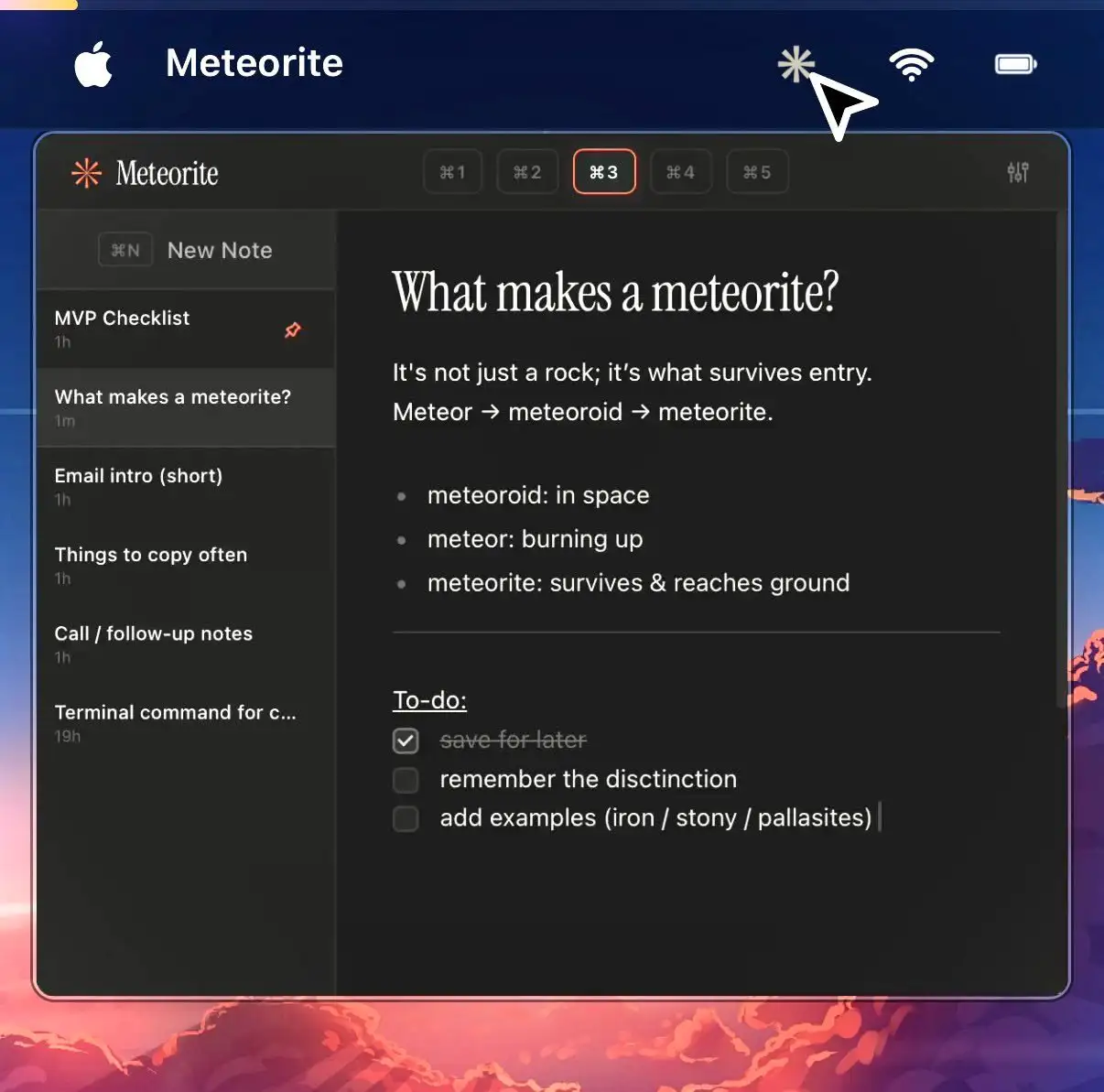 Meteorite