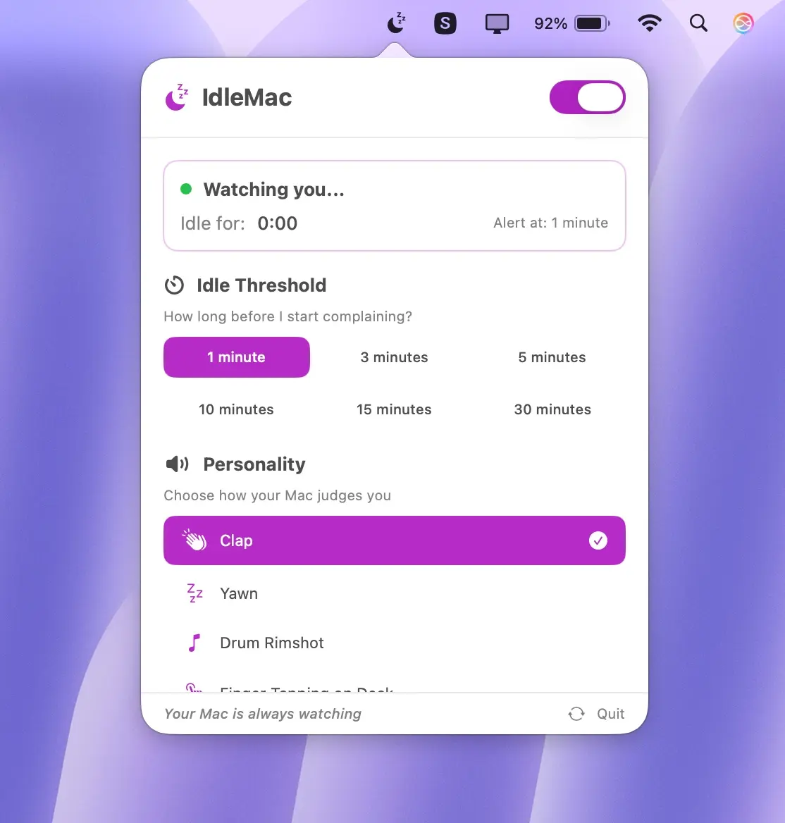 IdleMac